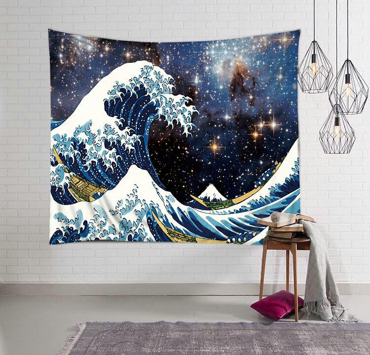 Sao mandala Ấn Độ mandala treo vải Bắc Âu in tường trang trí vải canvas tường tấm thảm giấy nhám tranh thảm treo tường