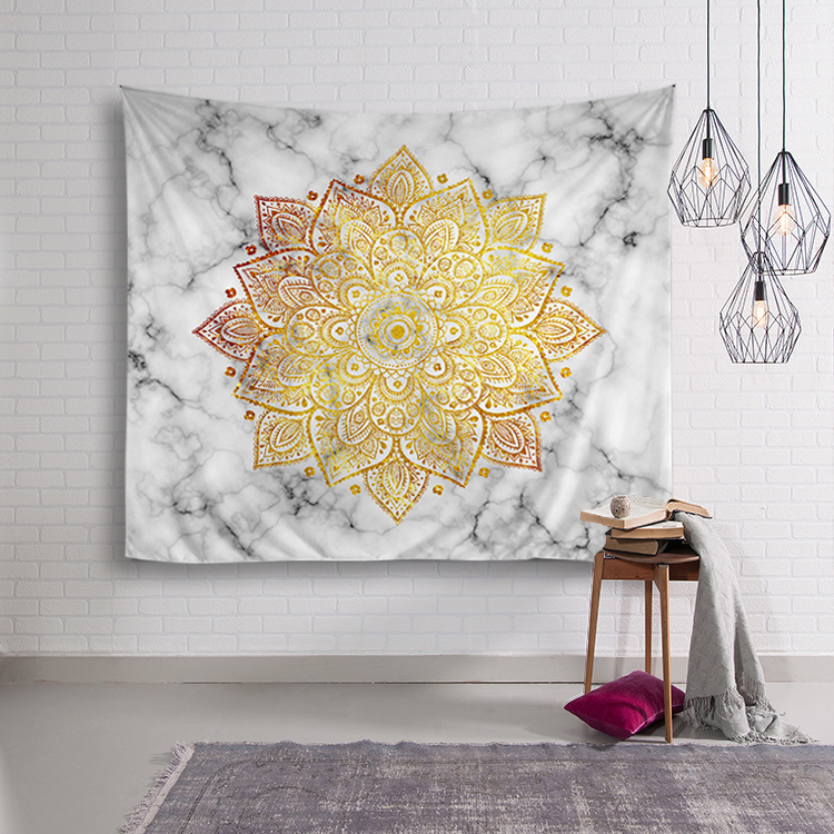 Phong cách bắc âu hiện đại nhỏ gọn ins treo tường nền sơn trang trí tấm thảm wall art bãi biển khăn bảng vải