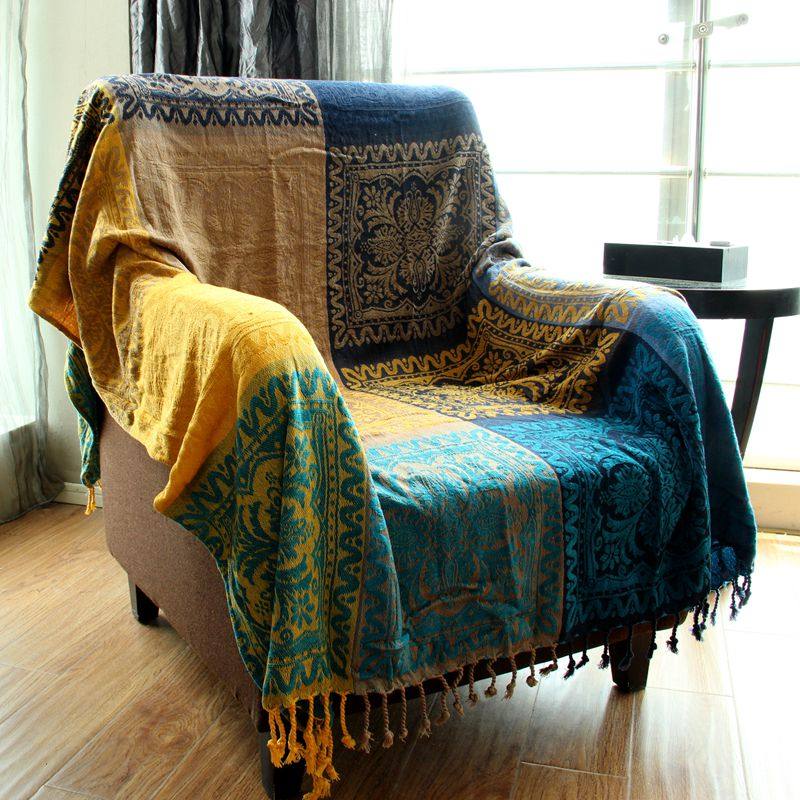 Nepalese style chenille sofa blanket fresh sofa towel bed cover tablecloth full cover sofa cover
