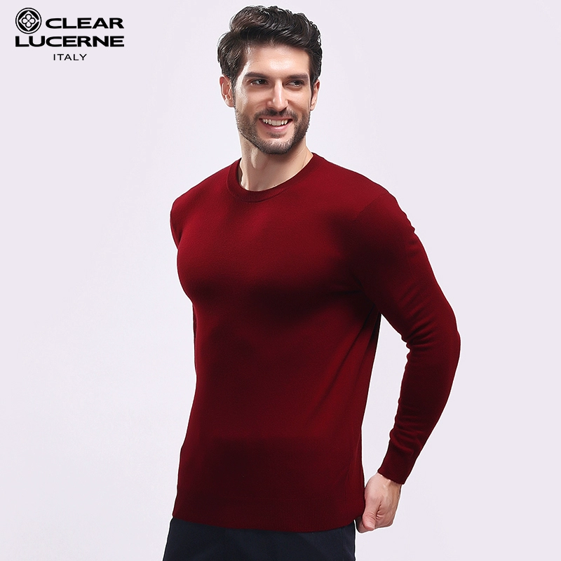 Áo len dài tay mùa thu và mùa đông mới của Kailai Luxi - Áo len Cashmere