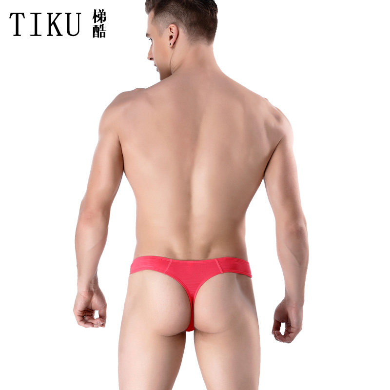 Sexual Apologia White Pink Tints Pants Male Ting Breathable Thin low waist Single Tintin Invisible Muscle meat Men's underpants Summer