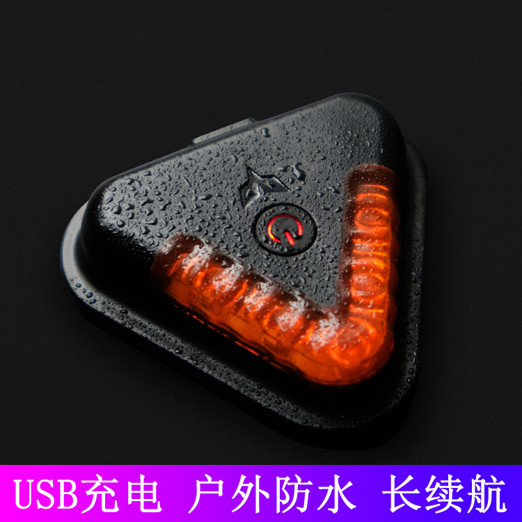 Duhan Locomotive Safety Helmet Light Waterproof Riding Caution Light Night Riding Explosion Flashing Light Tail Case Lamp Cue Light Riding Gear