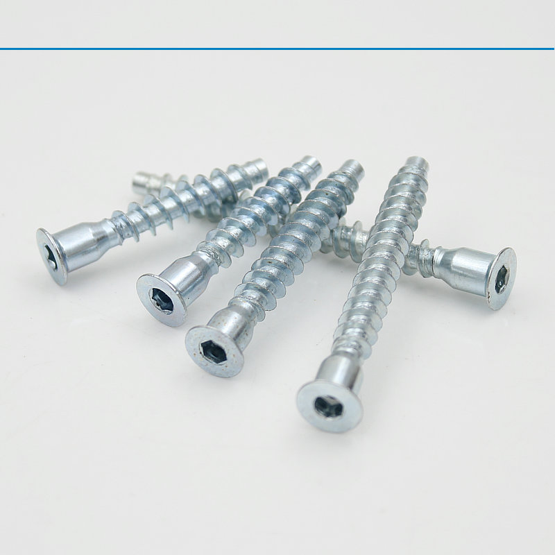 vít m5 M7 Hexagon Tự khai thác Ốc vít Nội thất Fastener Vít lục giác Gỗ Đặt dụng cụ nhà bếp Vít tự khai thác vít me đai ốc bi