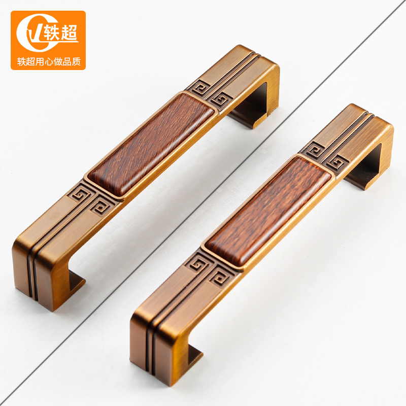 Chinese handle door new Chinese door cupboard cabinet cabinet cabinet cabinet furniture antique copper salad handle