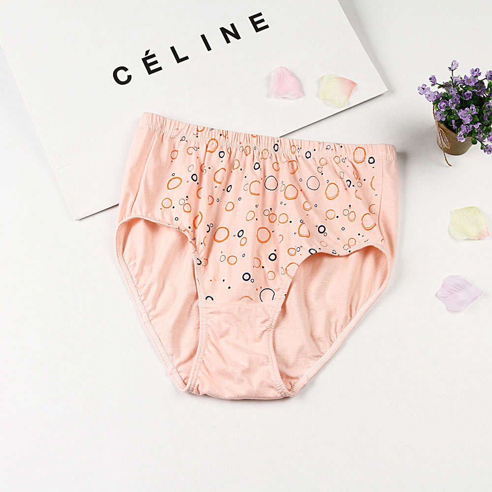 Thêm phân bón để tăng tuổi trung niên và tuổi cao Đồ lót tam giác cao kích thước cotton lớn màu rắn kiểu mẹ già bốn mùa quan lot nam cap cao