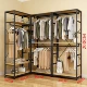 Donghua Corner Móc áo mở Tủ quần áo đa năng Kết hợp móc áo Cloakroom Móc áo kim loại Tủ lưu trữ - Kệ