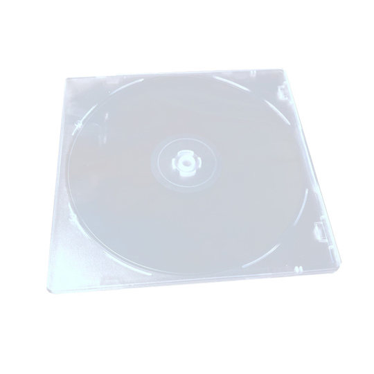 Plastic Cd Case with Insertable Cover, Transparent Cd Box, Single Disc, Double Disc, Transparent Dvd Square Box, Disc Case