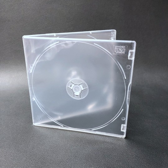Plastic Cd Case with Insertable Cover, Transparent Cd Box, Single Disc, Double Disc, Transparent Dvd Square Box, Disc Case
