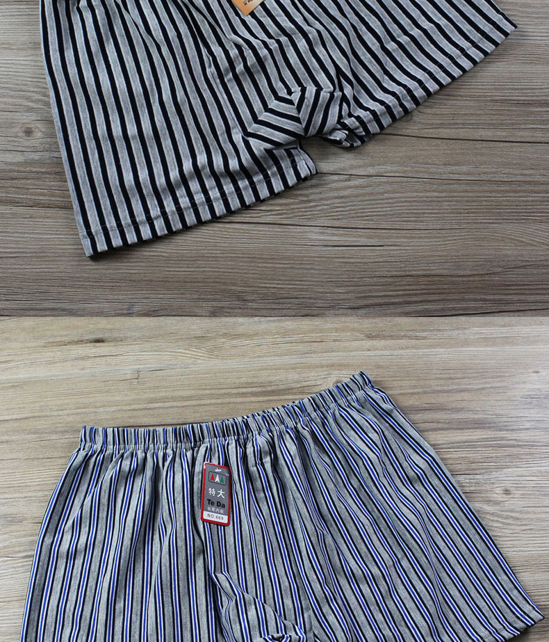 Thêm phân bón để tăng quần lót boxer cotton Lycra Quần sọc boxer nam Lycra do lot nu