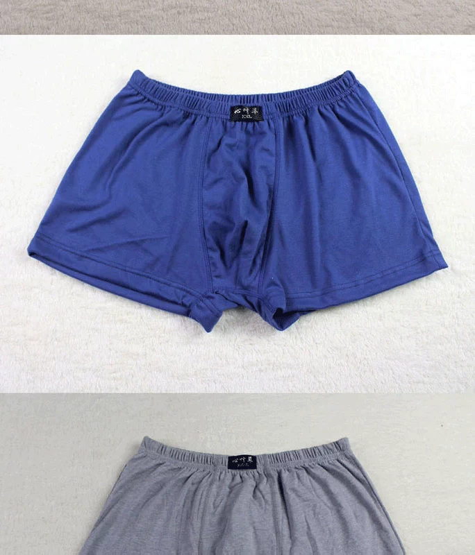 Trung niên và người đàn ông cũ boxer briefs cotton nam boxer briefs cộng với phân bón để tăng đồ lót nam cao eo đồ lót