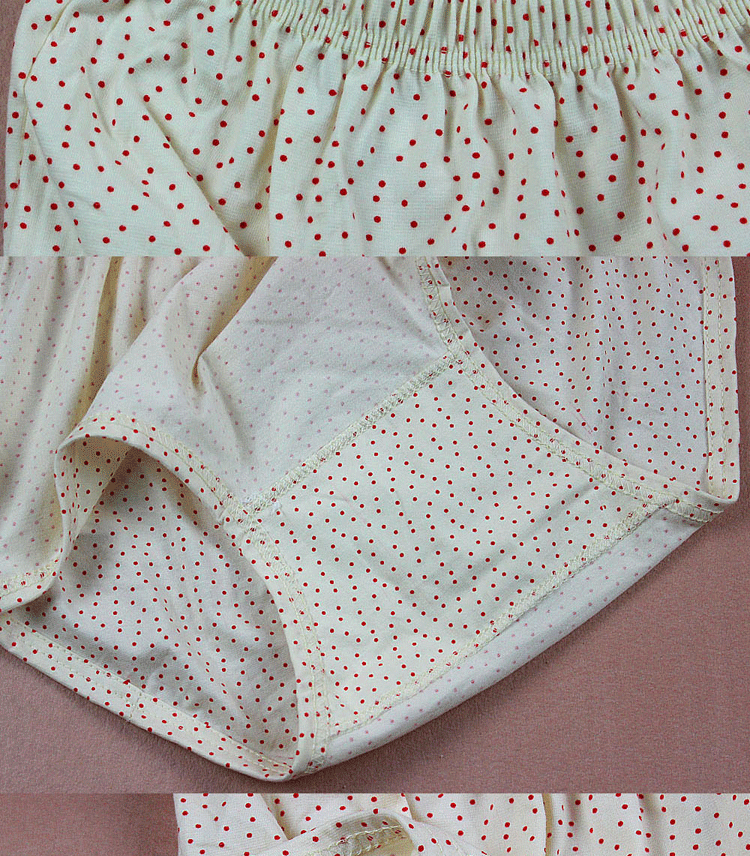 Quần đùi tam giác cotton cao cho phụ nữ Quần lót tam giác tăng cường phân bón Quần lót tam giác tuổi trung niên quan lot nu dang dui