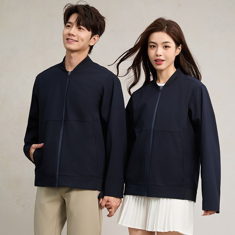 Autumn and Winter Softshell Waterproof Baseball Jacket Workwear with Printed Logo Outdoor Casual Jacket Cardigan Sports Windbreaker Coat