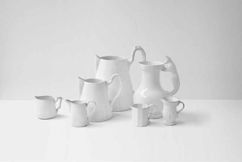 In-Stock French Astier De Villatte Ceramic Vases, Vessels, Flower Holders, Sharing Pots, Pen Holders
