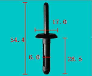 Plastic blind rivets Nylon rivets can be fixed panel thickness 3 9-7mm universal positioning buckle 01577