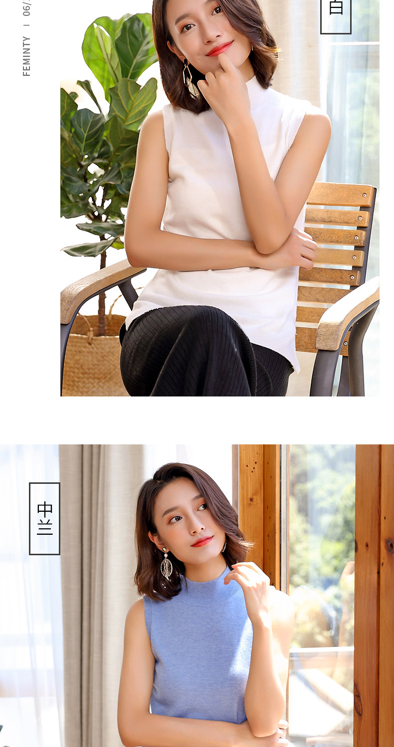 Débardeur hiver femme en Laine - Ref 3176818 Image 17