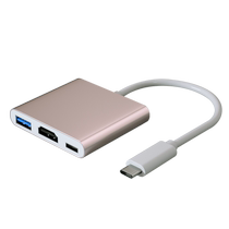 TypeC adapter USB3 0 computer notebook external monitor same screen cable projector VGA adapter HDMI