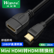 Wakintai Mini HDMI to HDMI line camera flat screen TV 1 4 Mini HD line small turn big