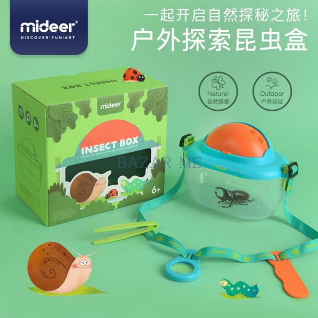 BAZARME Plant Scientific Exploration Seed Multifunctional Insect Observation Box Gives Simulation Insect Tattoo Stickers