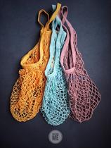 BAZAR ME stylish Reincarnation IV color hand-held fishing net woven bag fillet four-color optional
