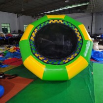 Inflatable water park floating objects children play water toys jumping trampoline Hot Wheel seesaw swimming pool ocean ball