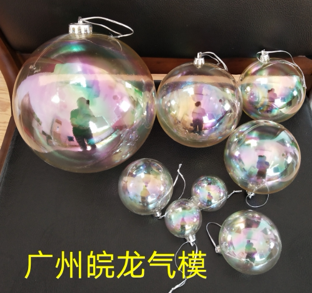 New colorful transparent Christmas ball decoration ball bubble ball hollow ball new product recommendation direct sales