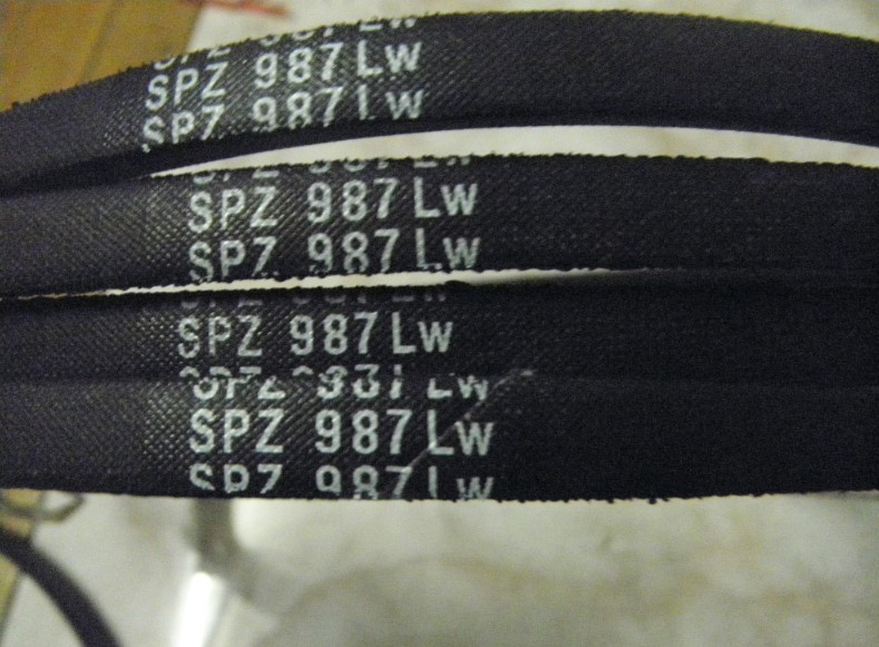 Imported Samsung narrow v-belt air conditioner ventilator elevator triangle belt SPB2580LW SPB2650LW