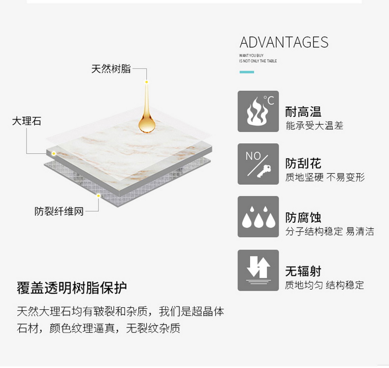 Bắc Âu ánh sáng sang trọng đá cẩm thạch bàn đơn giản hiện đại máy tính xách tay văn phòng bàn máy tính để bàn bàn viết nhà - Bàn bàn điều chỉnh độ cao