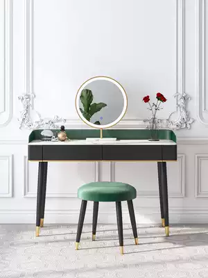 Light luxury dressing table bedroom modern simple Net red ins Wind Nordic small high-end makeup table storage cabinet one