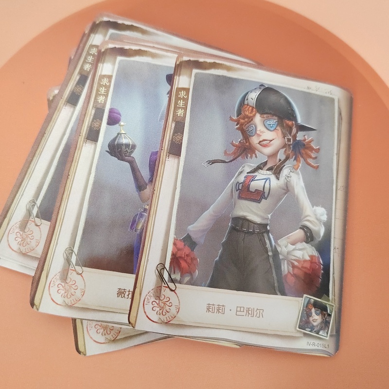 Card Game Identity V: Hidden Clues R - Carvala, Lilibarrier, Cheerleader Emma, Woods, Neib