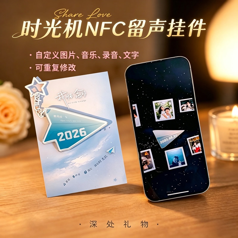Deep Gift Nfc Anniversary Keychain Video Confession Surprise 520 Valentine's Day Chinese Valentine's Day Couple Gift