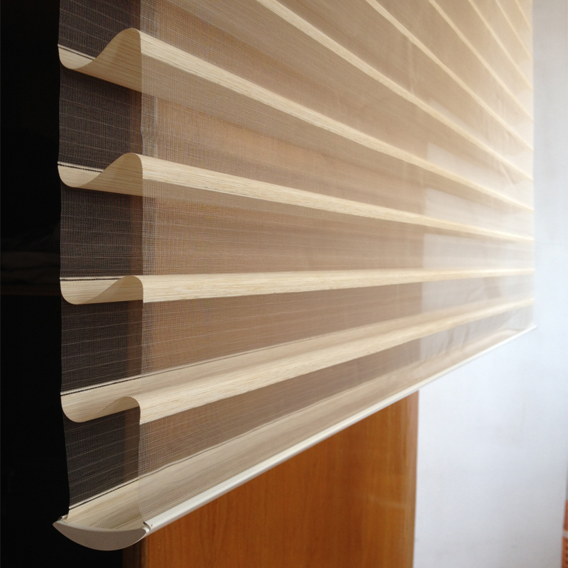 Shangri-La Blinds Roller Blinds Venetian Blinds Soft Shades Roman Blinds Flesh Color Living Room Blinds Office Bedroom Balcony