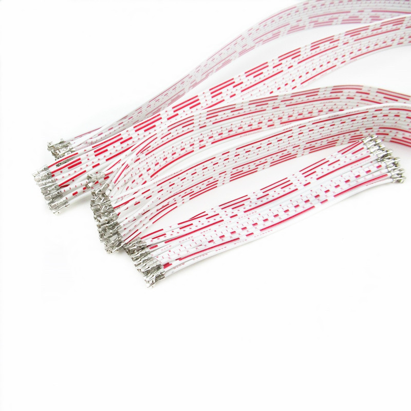 XH2 54 XHB red and white cable double head pressure good terminal 12P 10 20 30 40CM 50CM 1 meter