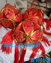  Guangxi ethnic ancient characteristics custom pure handicraft pendant dancing student embroidery ball game