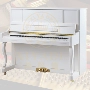 Đàn piano mới Siyad Upright UP-123S3 White Shine Home Mới piano casio