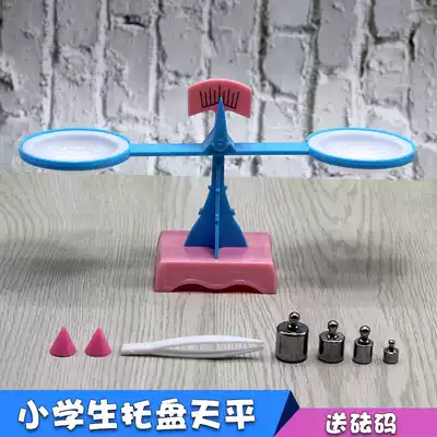 Pallet balance Student experimental weight Children's balance weighing toy Simple small physical equipment Scientific measurement