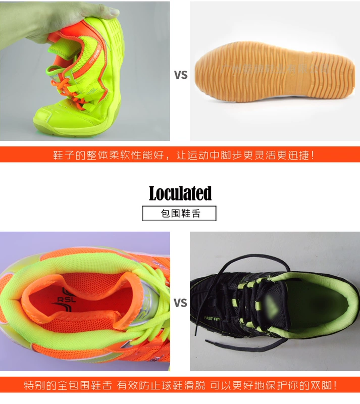 Giày cầu lông chính hãng Asian Lion Long RSL Giày thể thao Giày nam Giày nữ nhẹ RS 0110