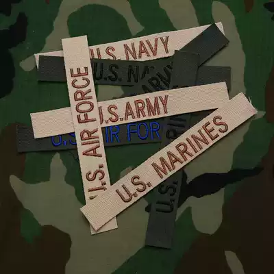 M65 M43 badge skill bar BDU skill chapter embroidered medal fan badge sand color Army green skill chapter