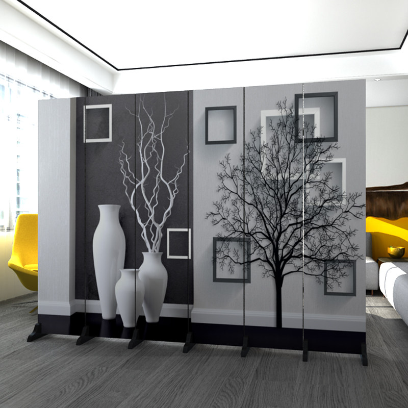 Screen partition wall simple modern living room folding bedroom to block home net red decoration anchor background wall movement