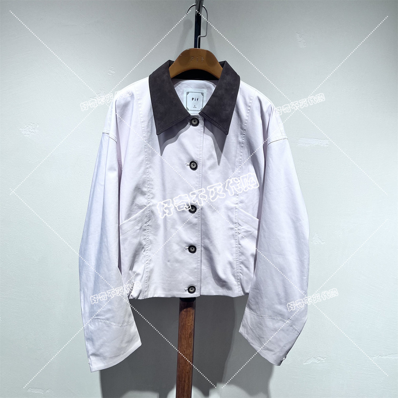 108A630217 Authentic Product from the Store, 2026 New Autumn Pink Casual Jacket
