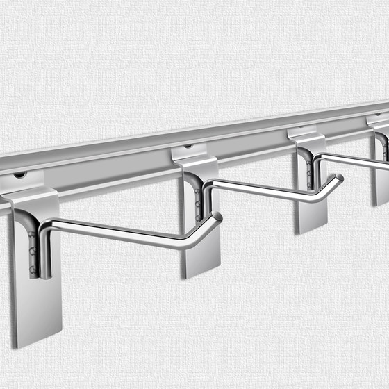 슈퍼마켓 선반 슬롯 보드 후크 벽 카드 cao 버클 보드 편의점 벽 디스플레이 랙 제품 후크 랙