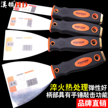 Henton Stainless Steel putty knife blade cleaning knife putty knife spatula split ash knife spatula thickening type