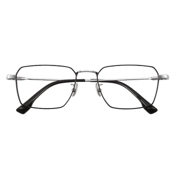 Retro pure titanium myopia glasses men super light