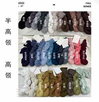 MILDNESS Korean super soft modal half turtleneck turtleneck T-shirt autumn and winter long-sleeved apricot slim bottoming shirt women