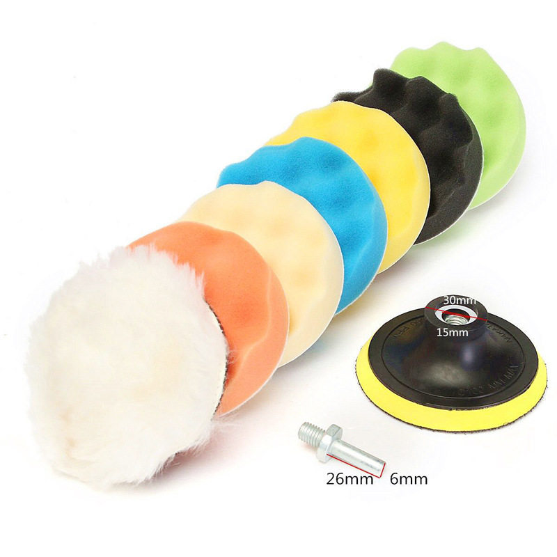 3-inch car polished sponge polished disc self-adhesive wool wheel polishing machine for waxed sponge wheel angle mill polished wheel