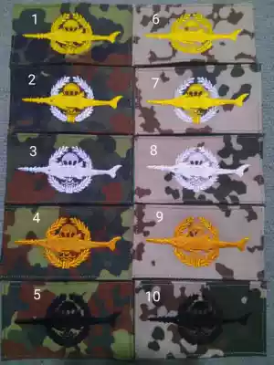 German Depot Camouflage Skills Qualification Chapter Umbrella Frogman Fighting Frogman Qualification Certification