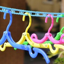 Travel travel plastic hanger portable non-slip folding hanger Magic Travel drying rack promotion