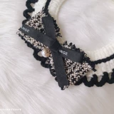 Слюнявчик, шерстяной шарф, нагрудник, аксессуар, чокер, галстук-бабочка, в стиле Шанель