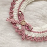 Шерстяной шарф, галстук-бабочка, чокер, трикотажный милый нагрудник, аксессуар, слюнявчик