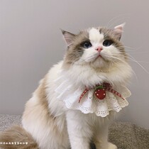 Cat bib Dog jewelry Pet saliva towel Large dog Bib jewelry Collar bell Dog bow tie Cat collar flower