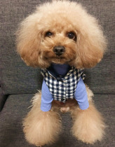 Autumn and winter pet clothes dog clothes two-sided vest Teddy clothes dog vest dog cotton vest